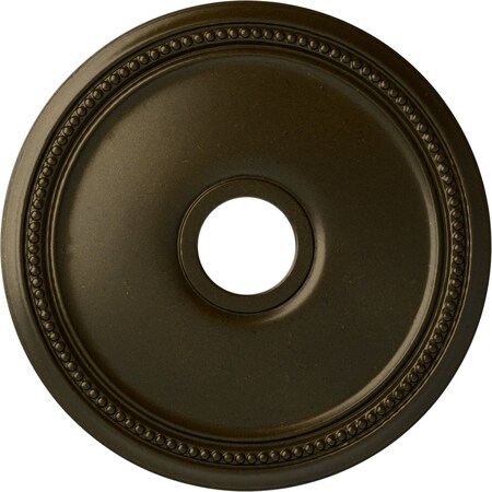 Diane Ceiling Medallion (Fits Canopies up to 5 3/8"), 18"OD x 3 5/8"ID x 1 1/8"P, Green Gold